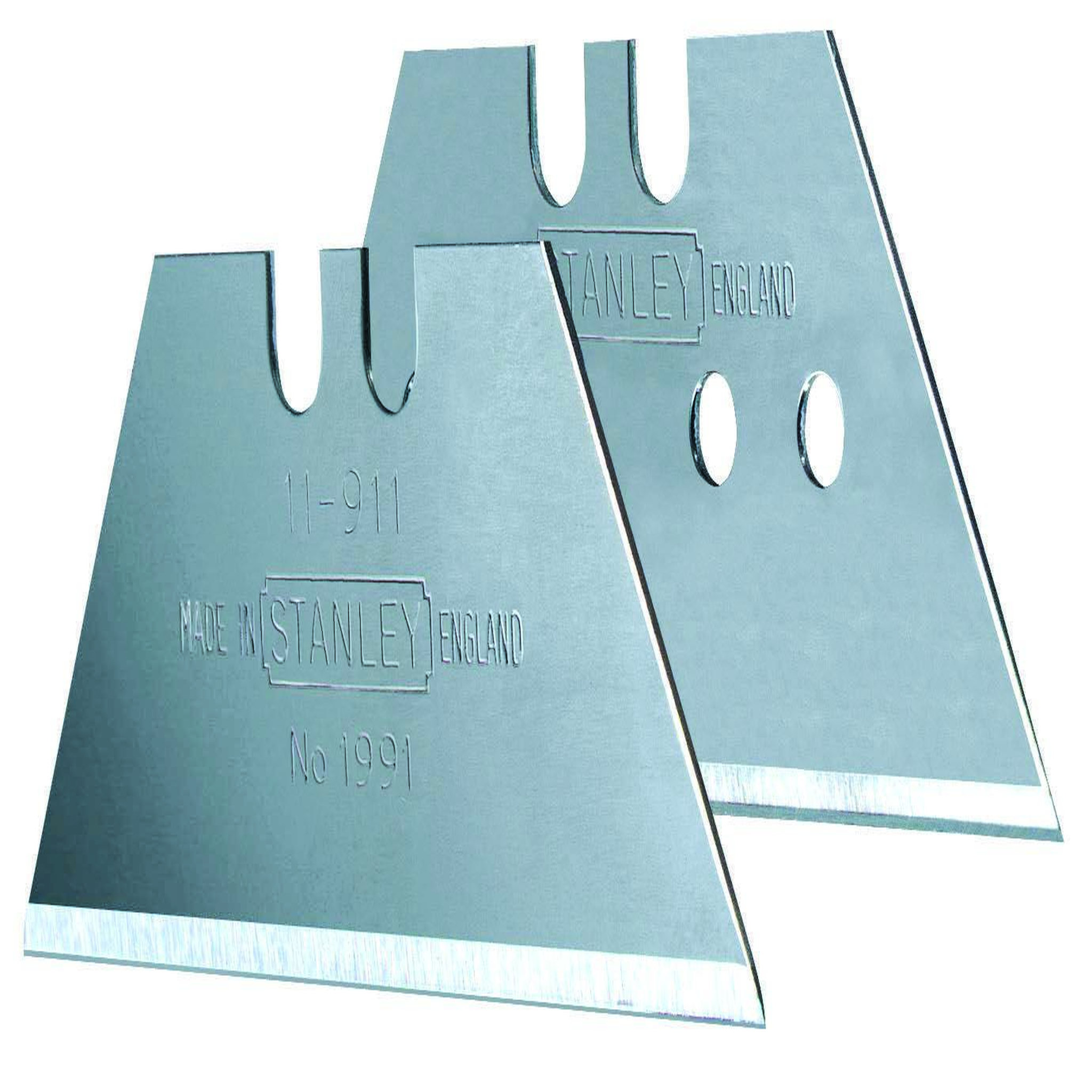 Stanley Lot de 5 lames trapèze courtes non perforées 50 mm