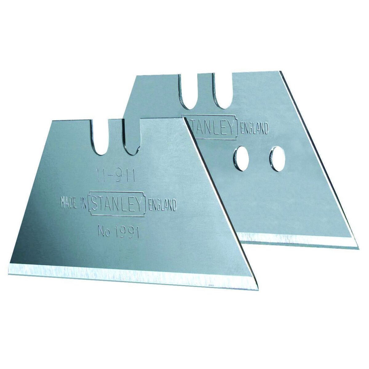 Stanley Lot de 5 lames trapèze courtes non perforées 50 mm