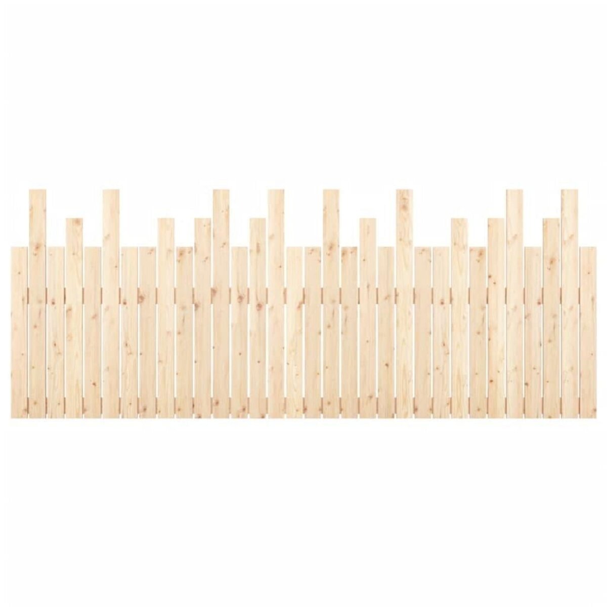 VIDAXL Tete de lit murale 204x3x80 cm Bois massif de pin