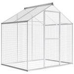 VIDAXL Voliere d'exterieur Aluminium 178 x 122 x 194 cm