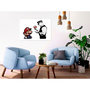Voir la diapositive 2 : Paris Prix Tableau Imprimé  Banksy - Mushroom Picker Wide