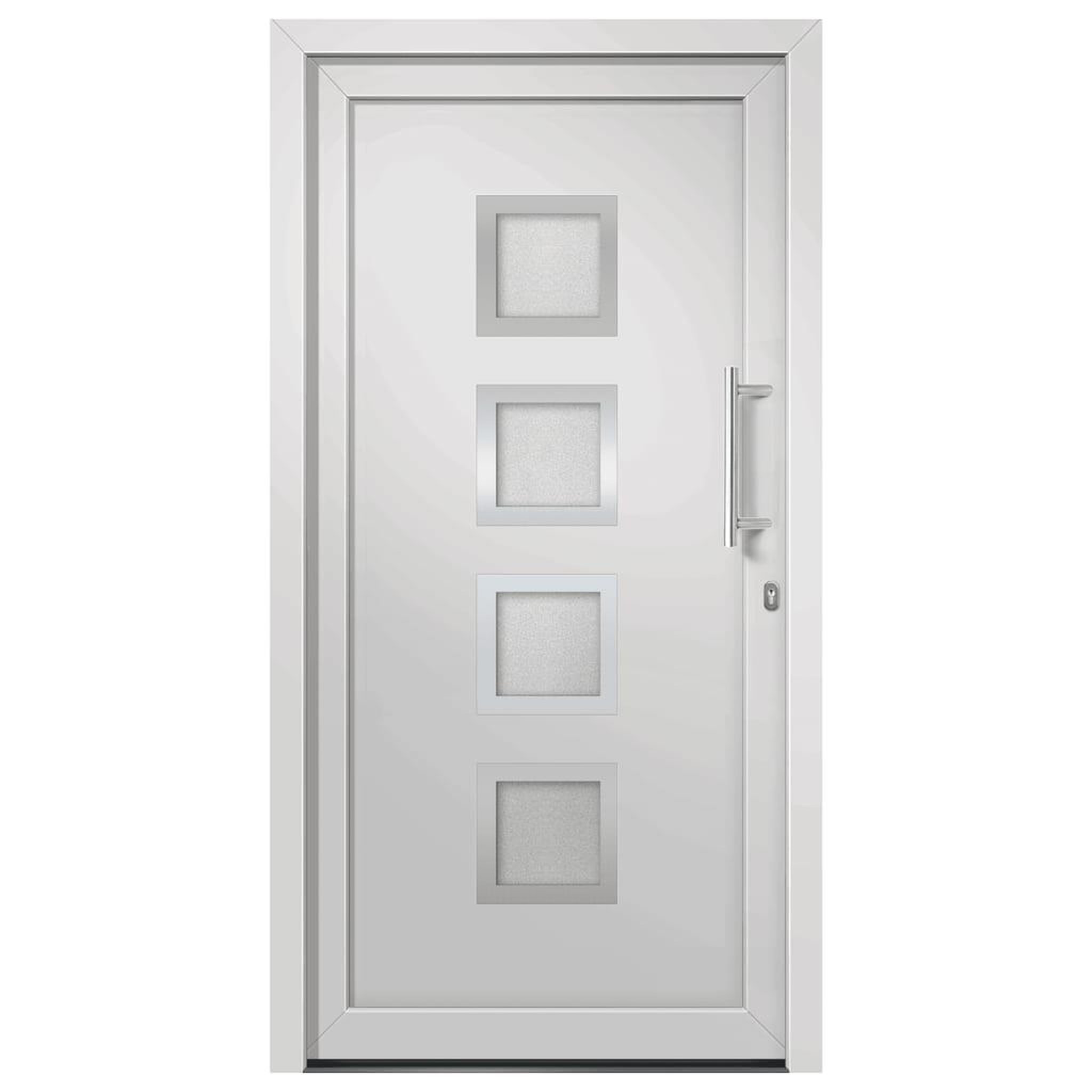 Voir la diapositive 3 : VIDAXL Porte d'entree Blanc 98x200 cm