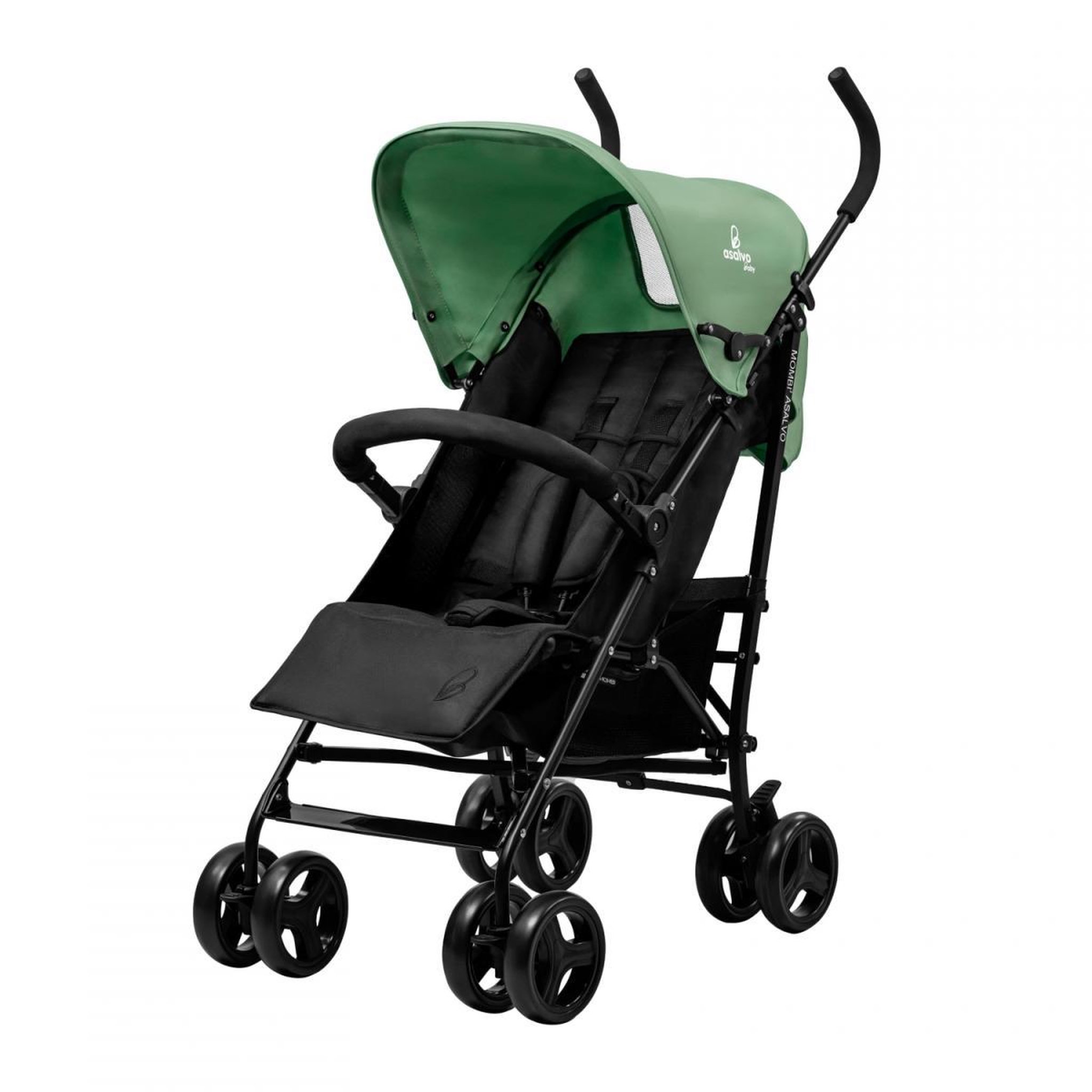 Voir la diapositive 1 : Asalvo Poussette Mombi 2 - Vert noir