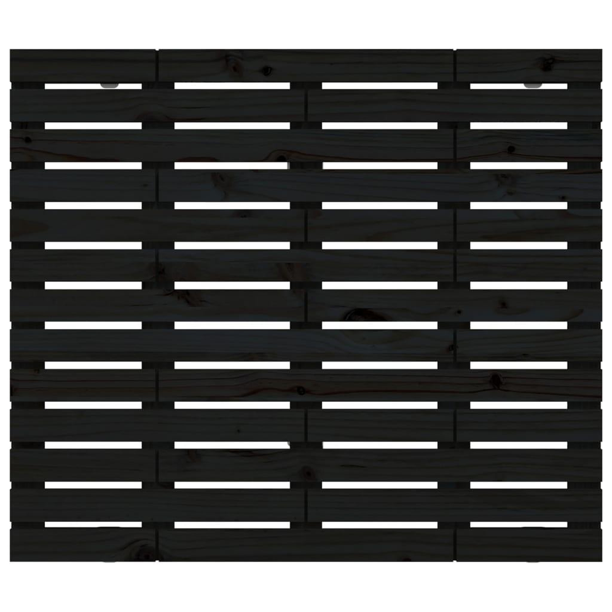 Voir la diapositive 4 : VIDAXL Tete de lit murale Noir 96x3x91,5 cm Bois massif de pin