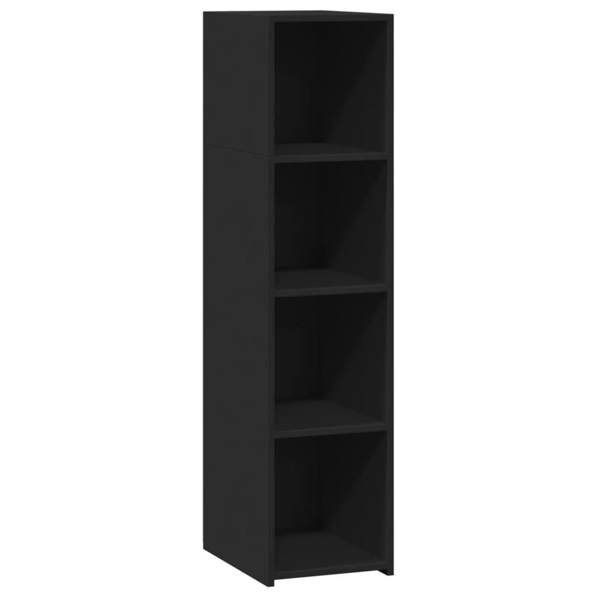 Voir la diapositive 2 : VIDAXL Buffet noir 30x41x124 cm bois d'ingenierie