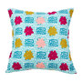 Voir la diapositive 2 : OSTARIA Housse de coussin 40x40 cm Fleurie