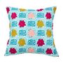 Voir la diapositive 2 : OSTARIA Housse de coussin 40x40 cm Fleurie