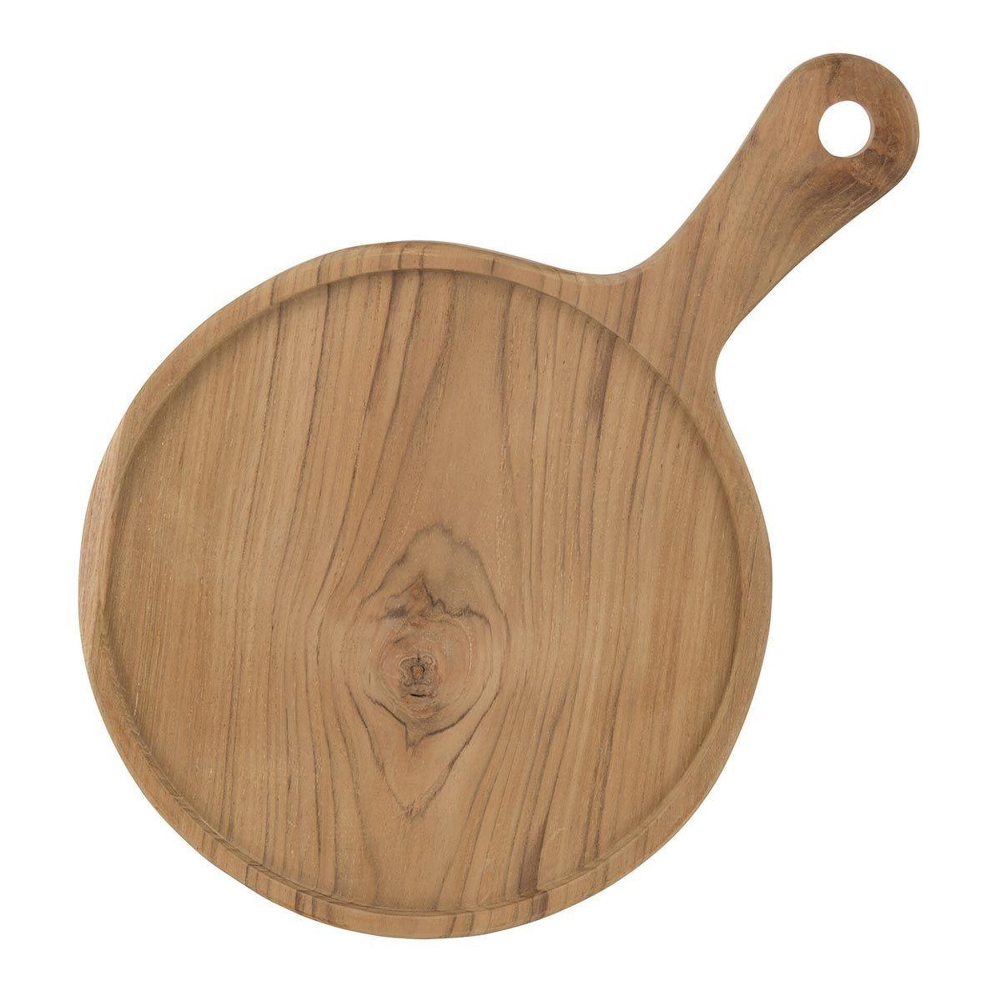 Voir la diapositive 1 : J-LINE Planche à Découper en Bois  Naji  37cm Naturel