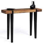 ID MARKET Console AUSTRIA bois pied épingle