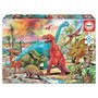 EDUCA Puzzle 100 Dinosaures