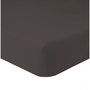 Voir la diapositive 1 : Home collection Drap Housse 100% Coton 57fils - Graphite 140x190