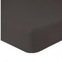 Voir la diapositive 1 : Home collection Drap Housse 100% Coton 57fils - Graphite 140x190