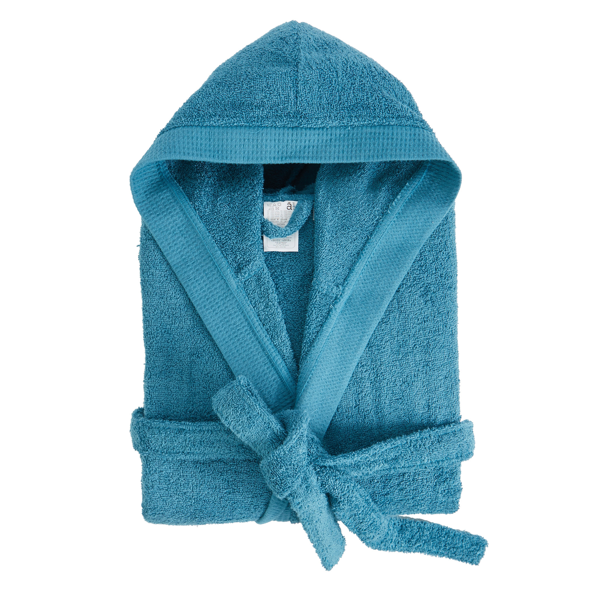 Voir la diapositive 2 : ACTUEL Peignoir uni en coton bio organique 420 gr/m2