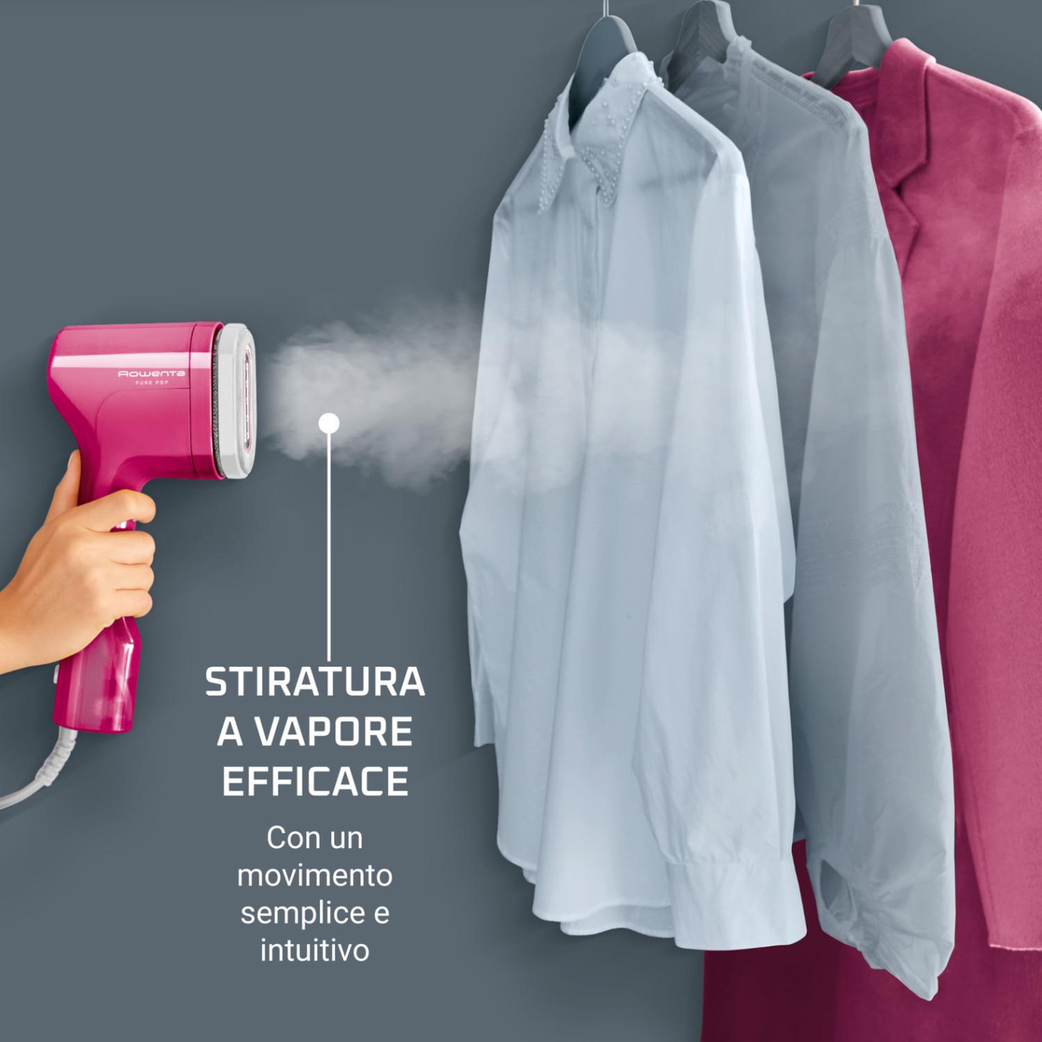 Voir la diapositive 3 : ROWENTA Défroisseur vapeur vertical Rowenta DR2023
