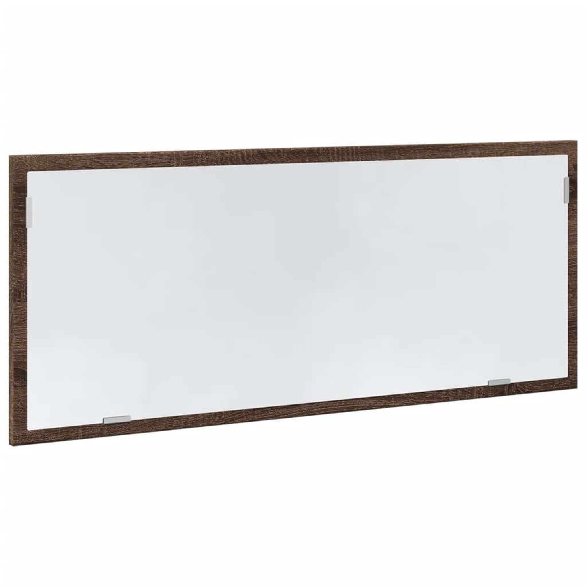 Voir la diapositive 5 : VIDAXL Miroir de salle de bain a LED chene marron bois d'ingenierie