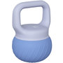 Voir la diapositive 1 : HOMCOM Kettlebell  10 Kg - poignée ergonomique antidérapante - revêtement souple - bleu