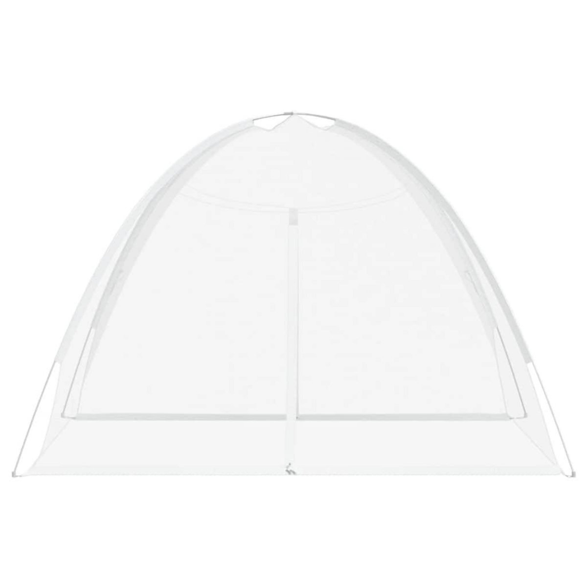 VIDAXL Moustiquaire mongole avec portes 220 maille blanc 200x180x135cm