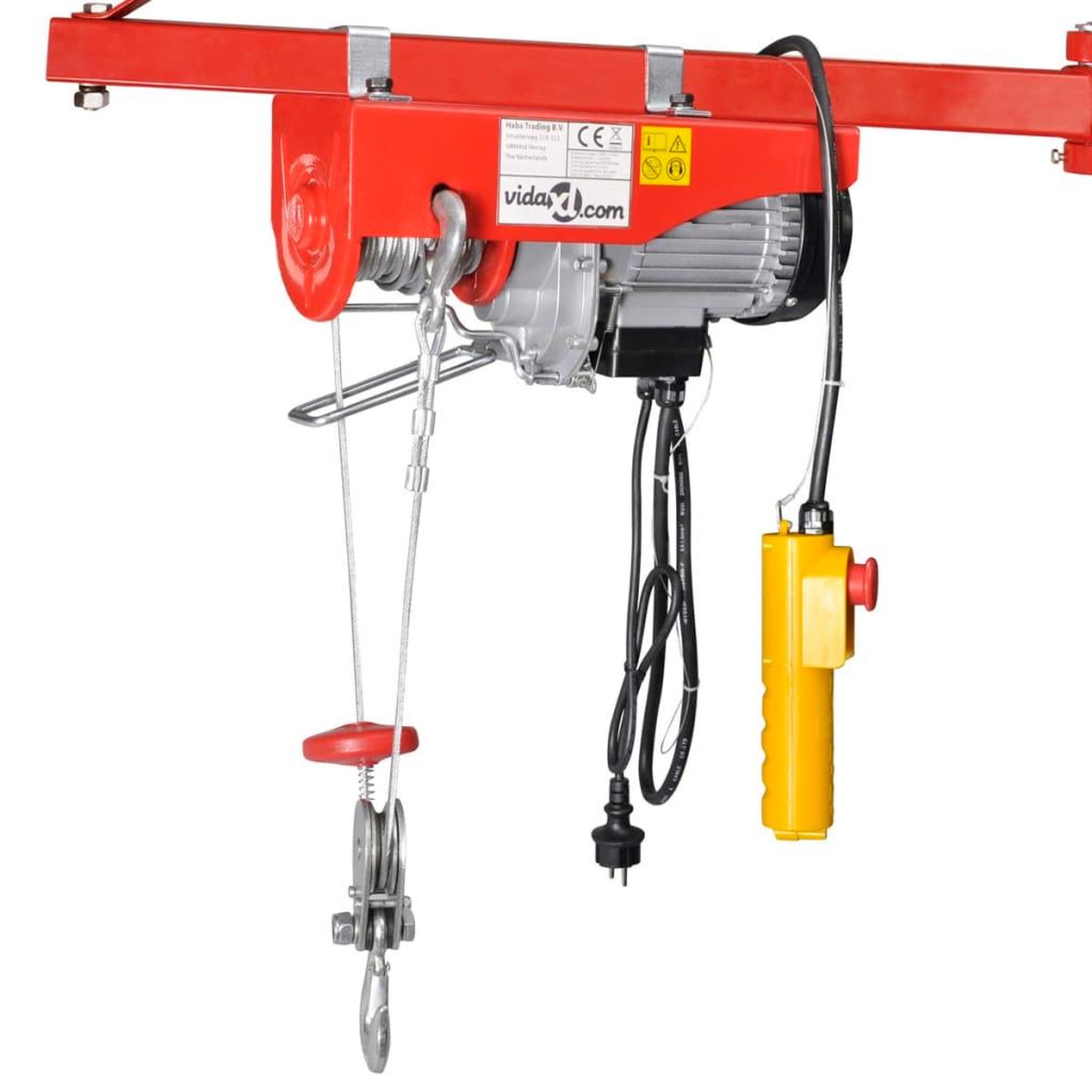 Voir la diapositive 1 : VIDAXL Palan electrique 500 W 100/200 kg