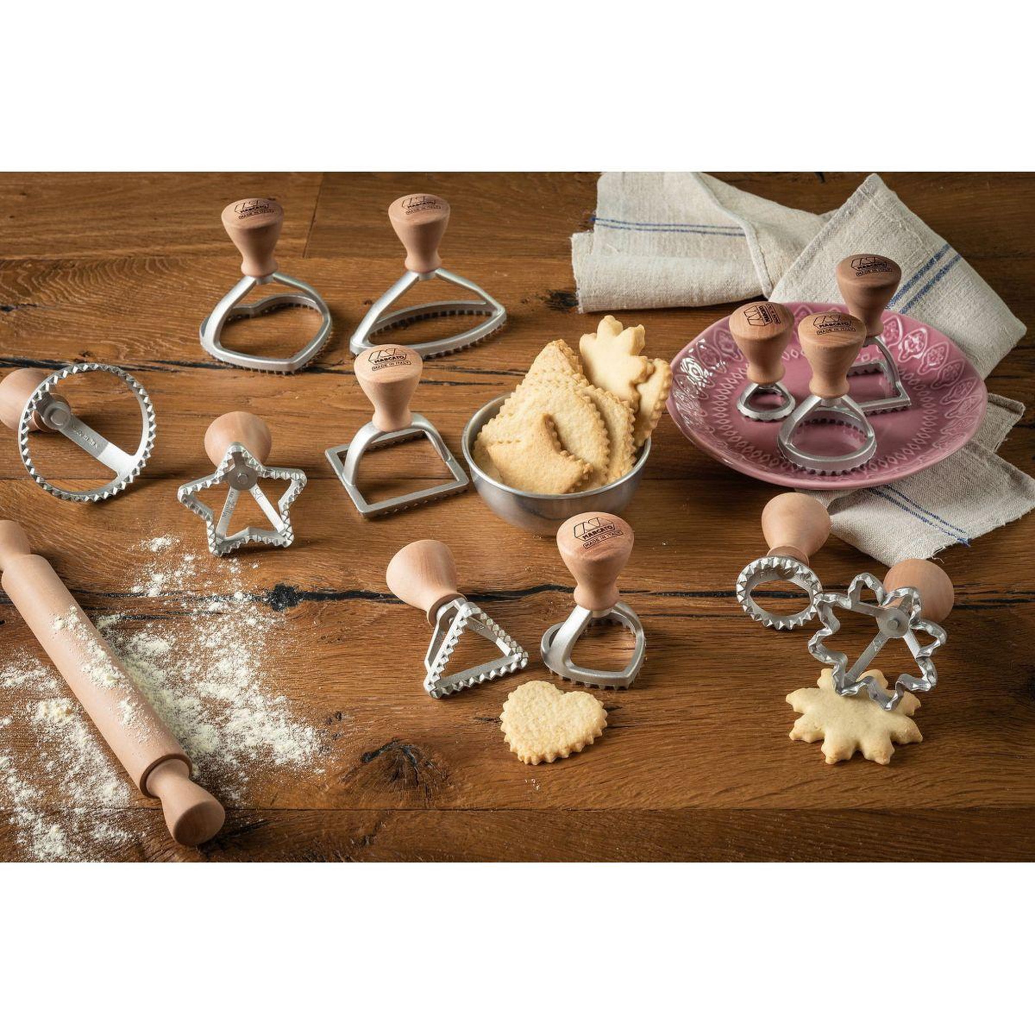 Voir la diapositive 2 : Marcato Découpe pâtes Decoupe pate ovale 10 cm pour Atlas 150