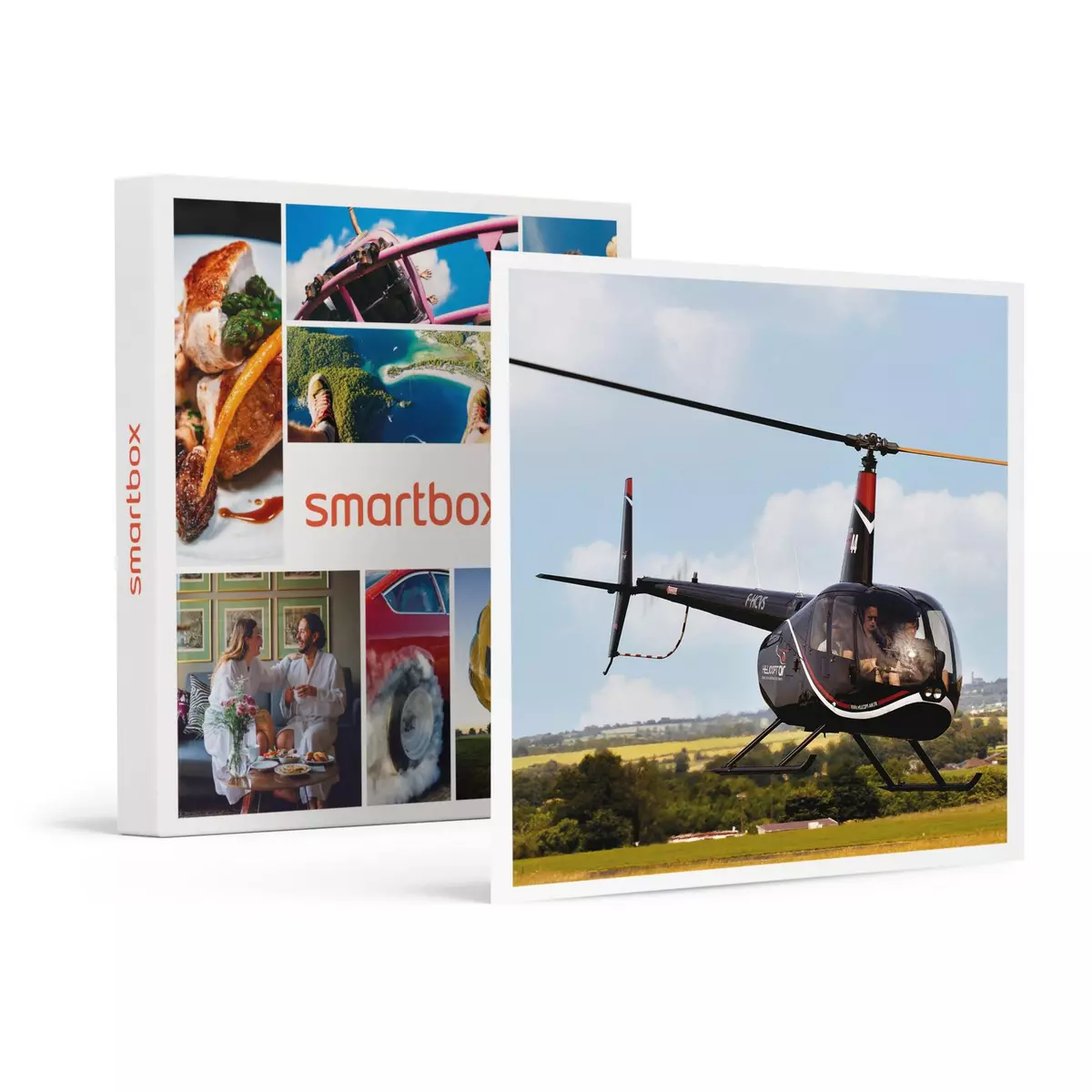 Smartbox Vol en hélicoptère de 15 min pour 2 personnes près de Nantes - Coffret Cadeau Sport & Aventure
