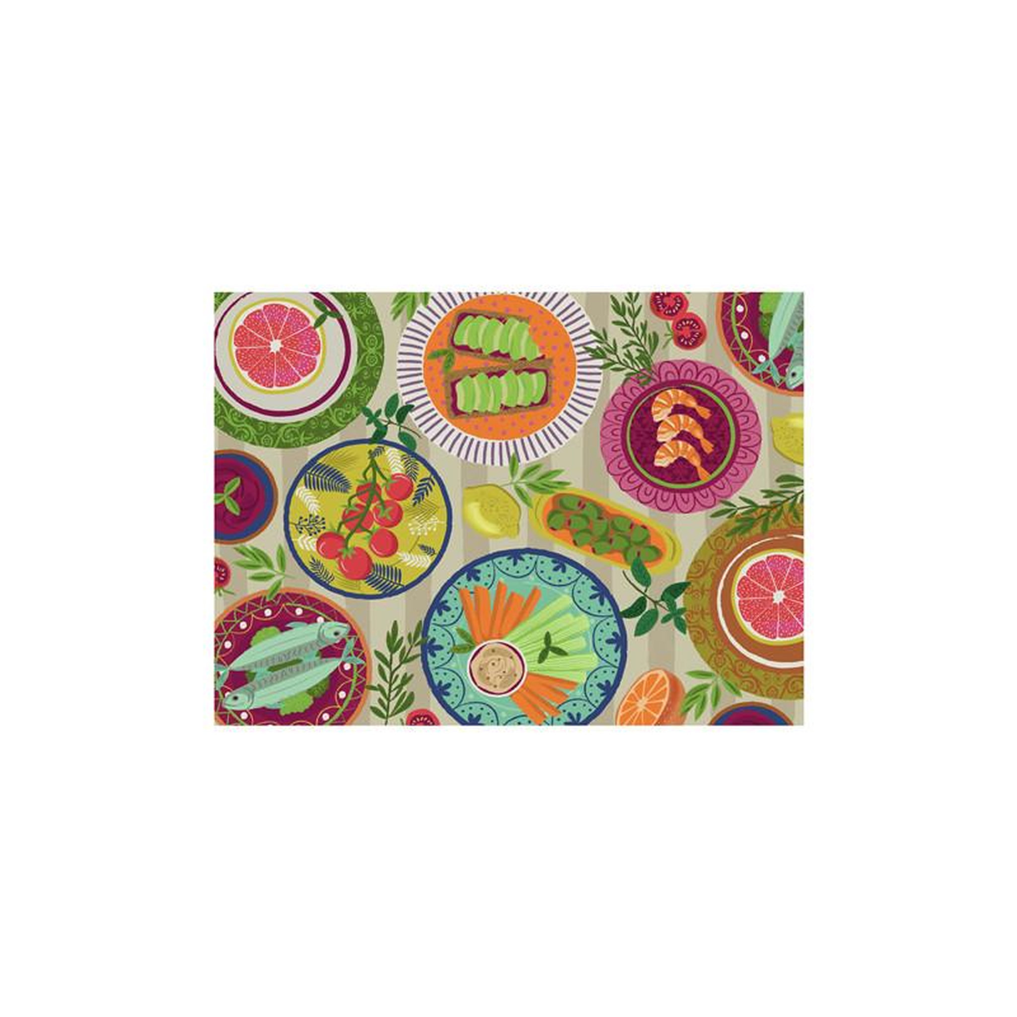 Voir la diapositive 2 : RAVENSBURGER Ravensburger - Jigsaw puzzle Leckeres Picnic, 500 pcs. 120007760