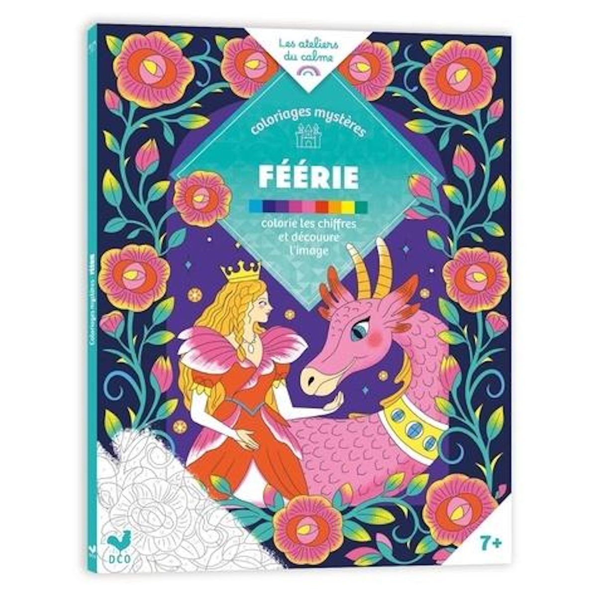 FEERIE. COLORIE LES CHIFFRES ET DECOUVRE L'IMAGE, Boutrou Olivia