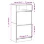 Voir la diapositive 6 : VIDAXL Armoire a chaussures blanc 60x34x116 cm bois d'ingenierie