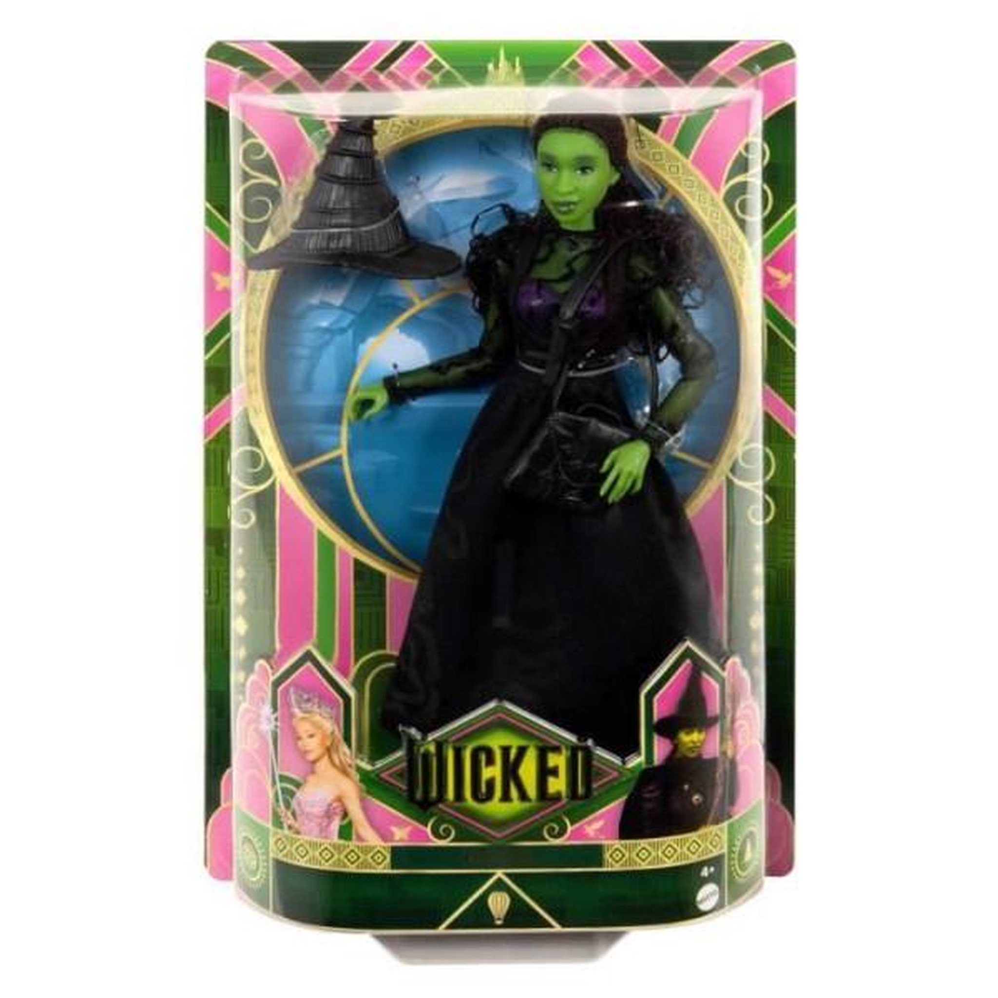 Voir la diapositive 2 : MATTEL Mattel-Wicked-Poupée Elphaba avec accessoires et habillages amovibles - Wicked - HXT62