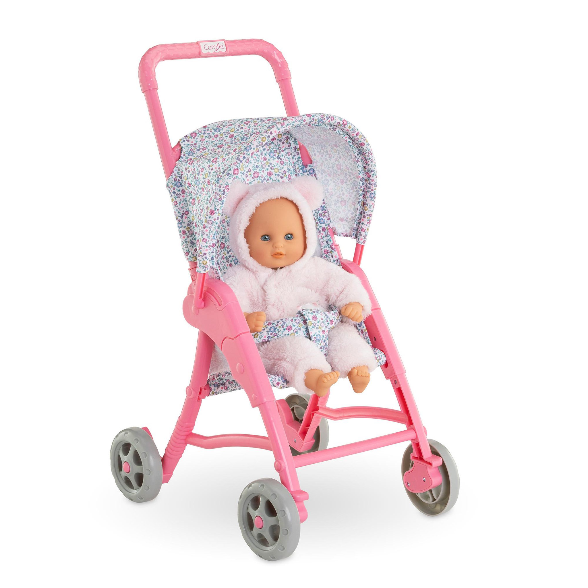 Voir la diapositive 2 : Corolle Poussette Florale pour poupon 30 cm