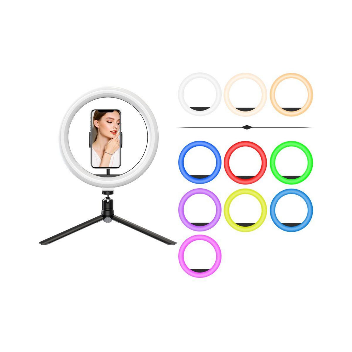 ESSENTIEL B Ring light Anneau de lumière 10''