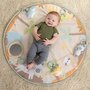 Voir la diapositive 3 : MARKET24 INGENUITY Tapis d'éveil bébé pliable WonderWood, rond avec arche de jeux en bois, mirroir et jouets bébé