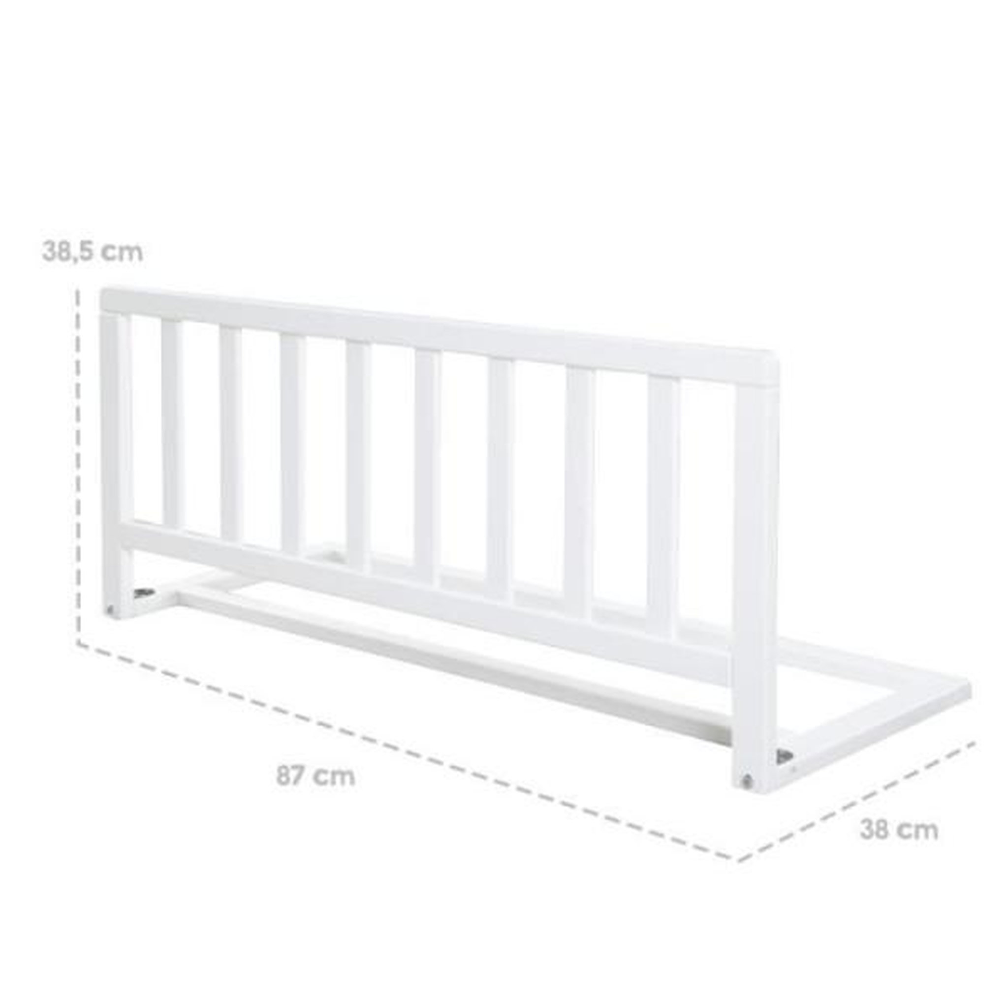 Voir la diapositive 3 : Roba ROBA Barriere de Lit en Bois 90 cm - Protection Anti-Chute Sûre pour Bébés et Enfants - 18 mois a 5 Ans - Montage Facile - Bl