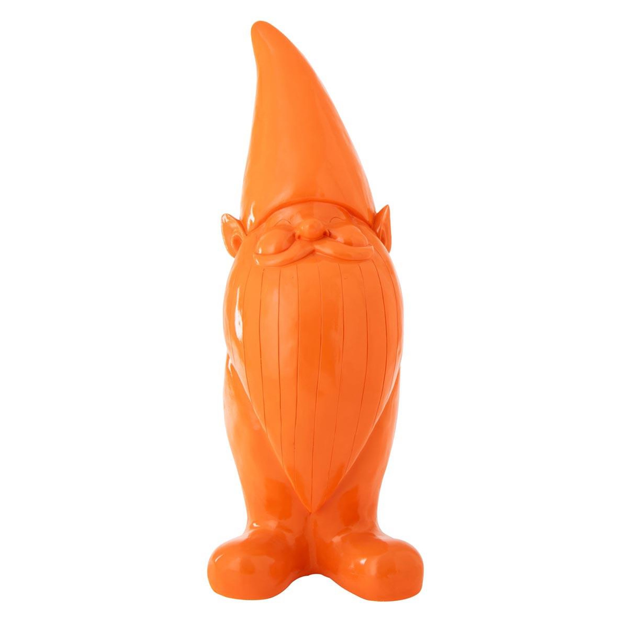 J-LINE Statue lutin d'extérieur  unie  142cm orange