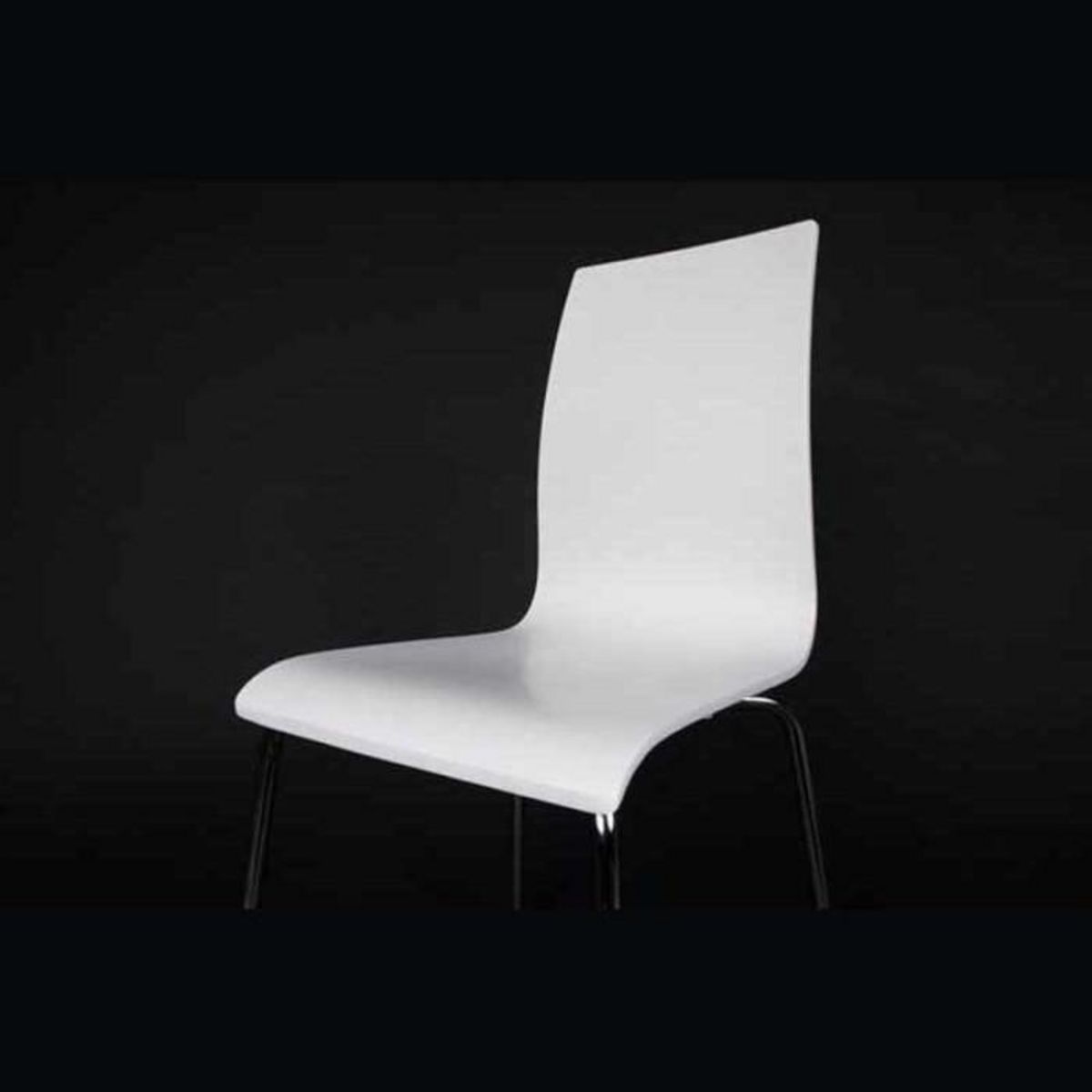 Paris Prix Chaise Design en Bois  Tina  88cm Blanc