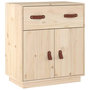 Voir la diapositive 2 : VIDAXL Buffet 65,5x40x75 cm Bois massif de pin