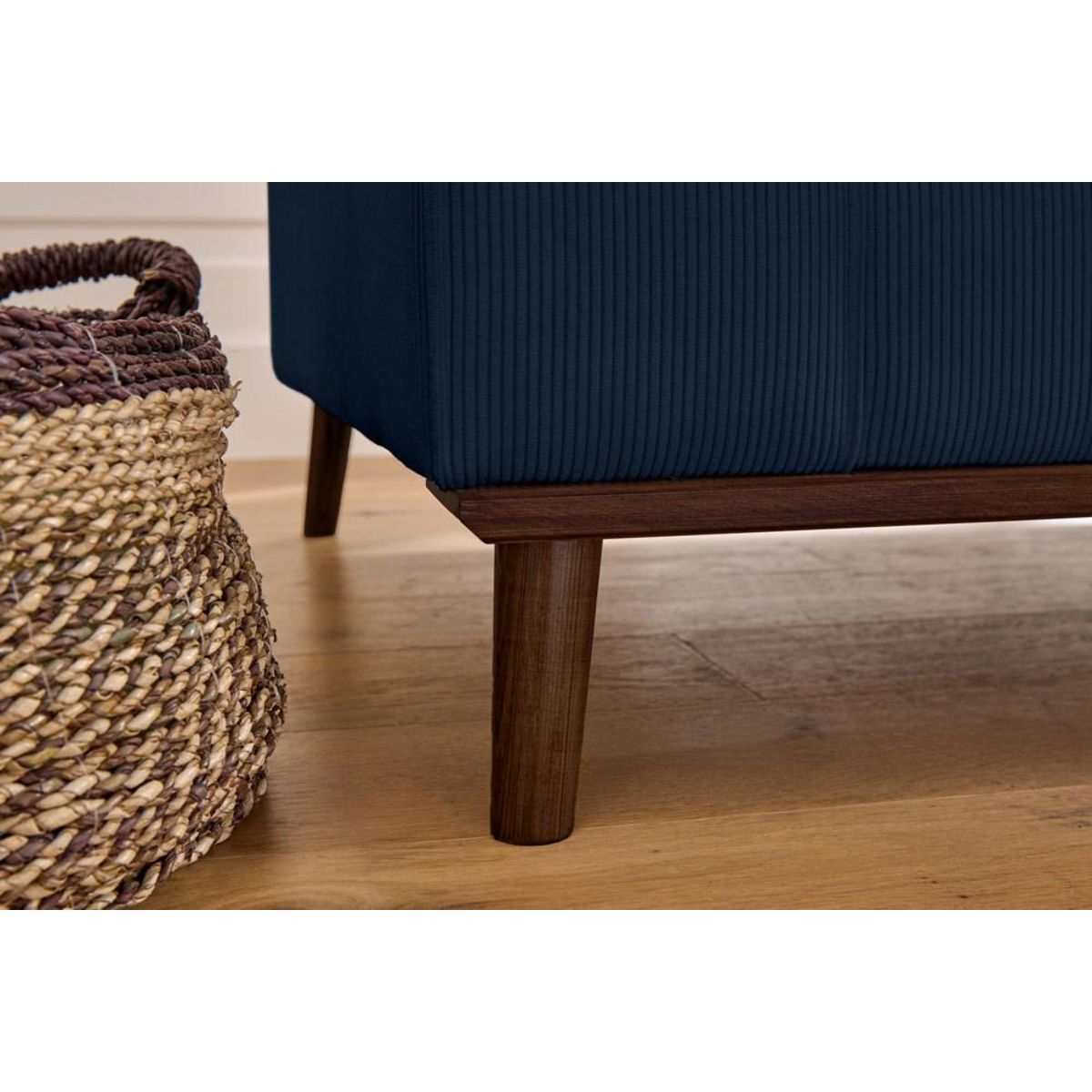 LISA DESIGN Albane - canapé d'angle droit - 4 places - en velours côtelé