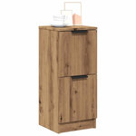VIDAXL Buffets 2 pcs chene artisanal 30x30x70 cm bois d'ingenierie
