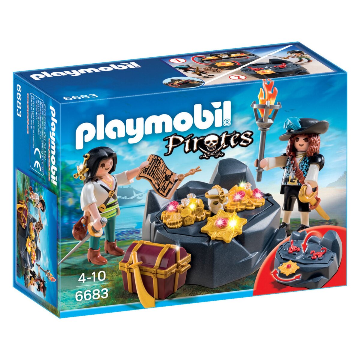 PLAYMOBIL 6683 Pirates - Pirates et trésor royal