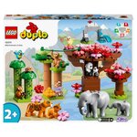 LEGO DUPLO 10974 Animaux Sauvages d&rsquo;Asie, Jouet et Figurines de Pandas, Oiseaux et Tigres