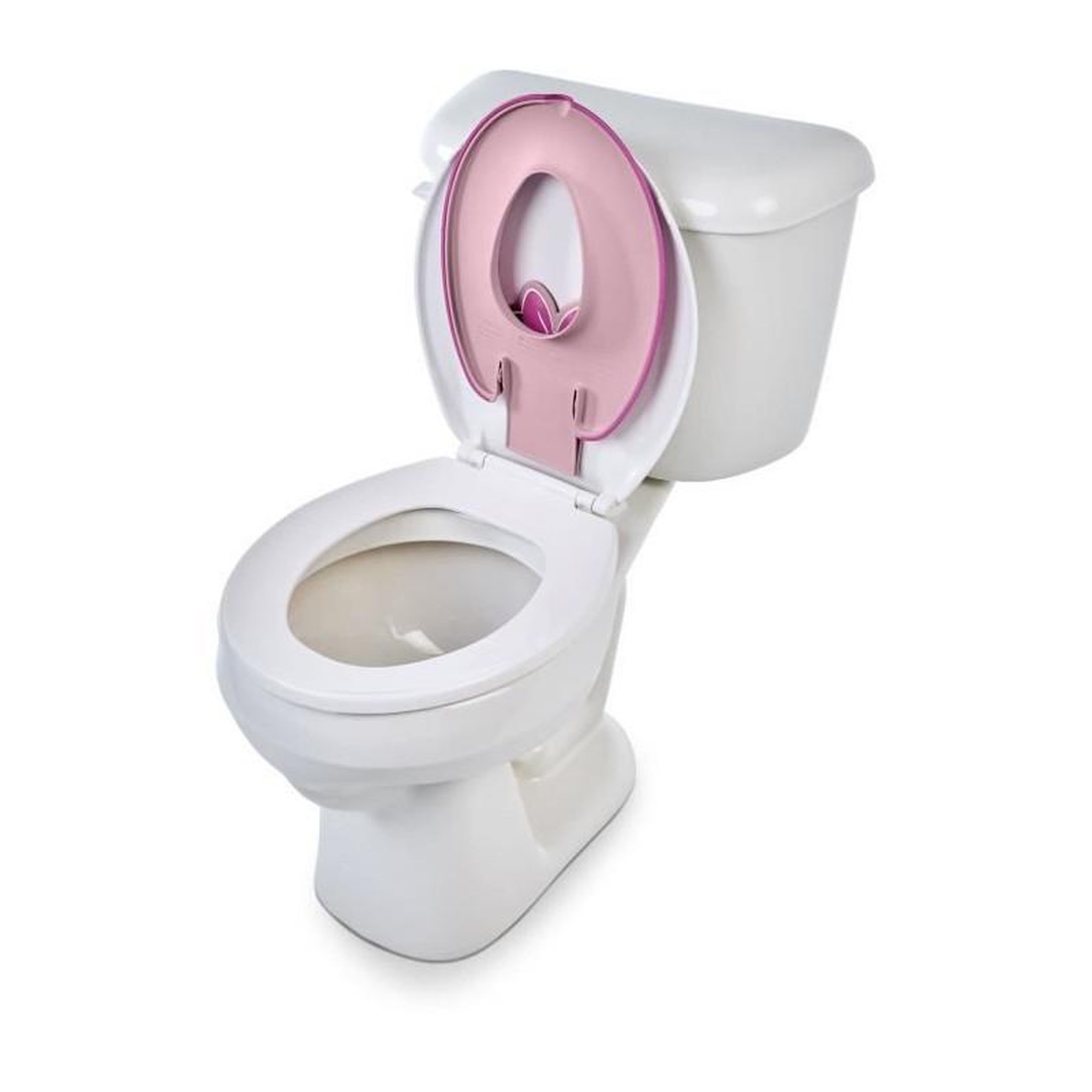 Voir la diapositive 2 : Bright Starts Réducteur de lunette de toilette - DISNEY BABY - MINNIE - Adhésif - Installation rapide