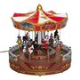 Voir la diapositive 1 : FEERIC LIGHT & CHRISTMAS Grand carrousel en mouvement et musical 40 led 