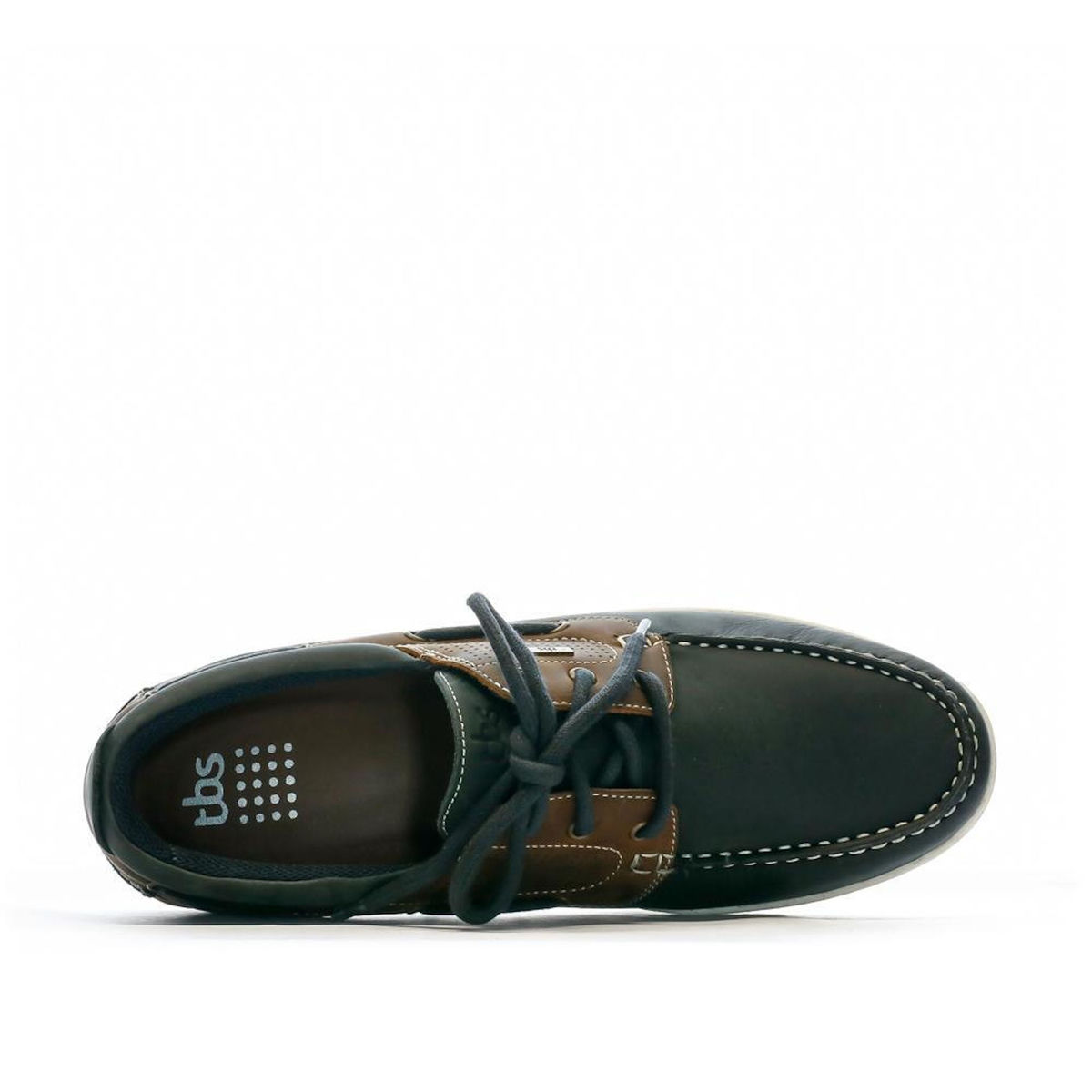 TBS Chaussures bateaux Marine/Marron Homme TBS MATBOAT