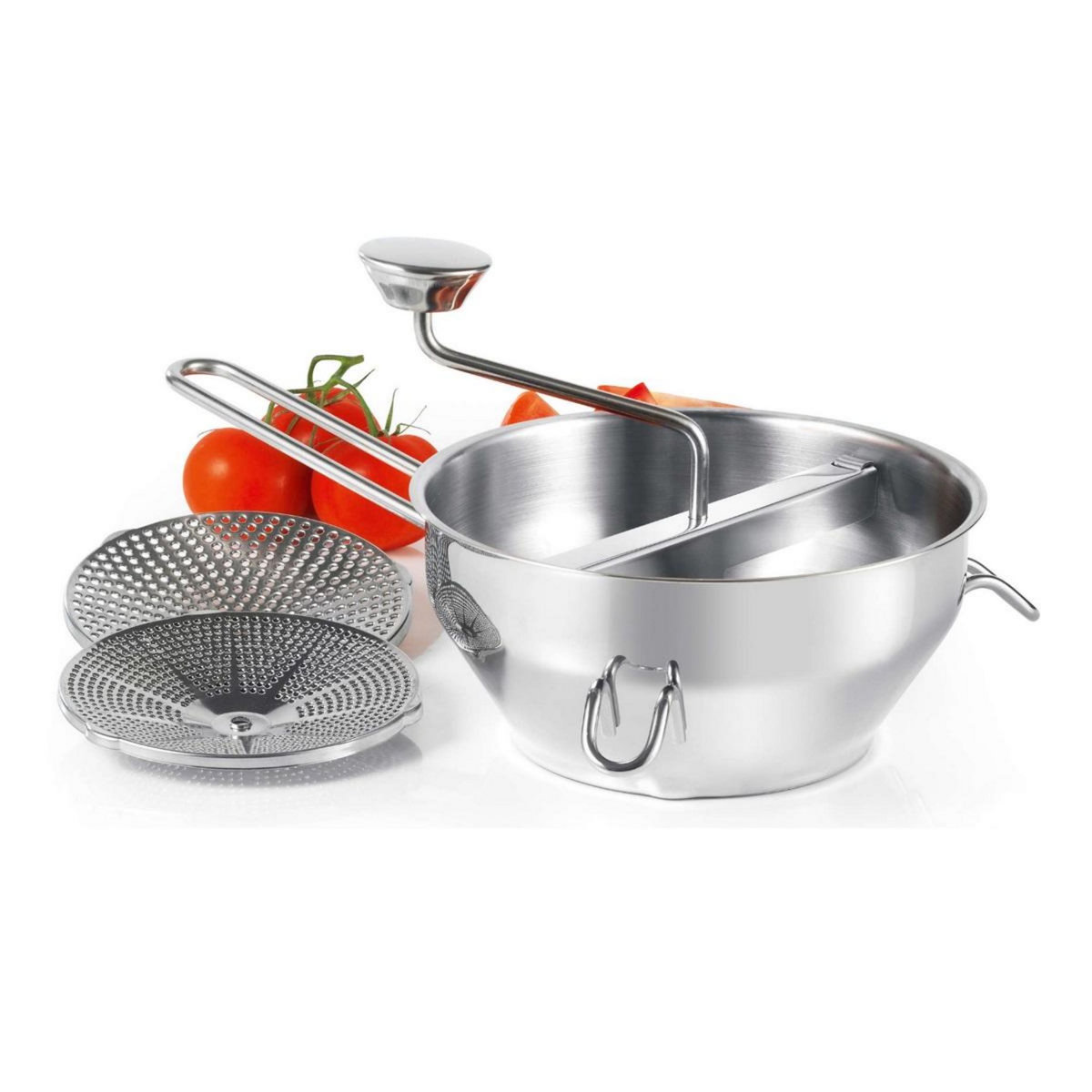 Kitchen chef Moulin à légumes inox diamètre 247mm 3 grilles 13,8cm - KC.MOUL-21.3