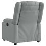 Voir la diapositive 5 : VIDAXL Fauteuil de massage inclinable electrique gris clair tissu