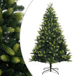 VIDAXL Sapin de Noël artificiel a charnieres avec support 120 cm