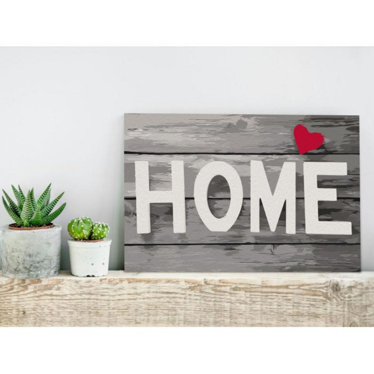 Paris Prix Tableau à Peindre Soi-Même  Grey Letters  40x60cm