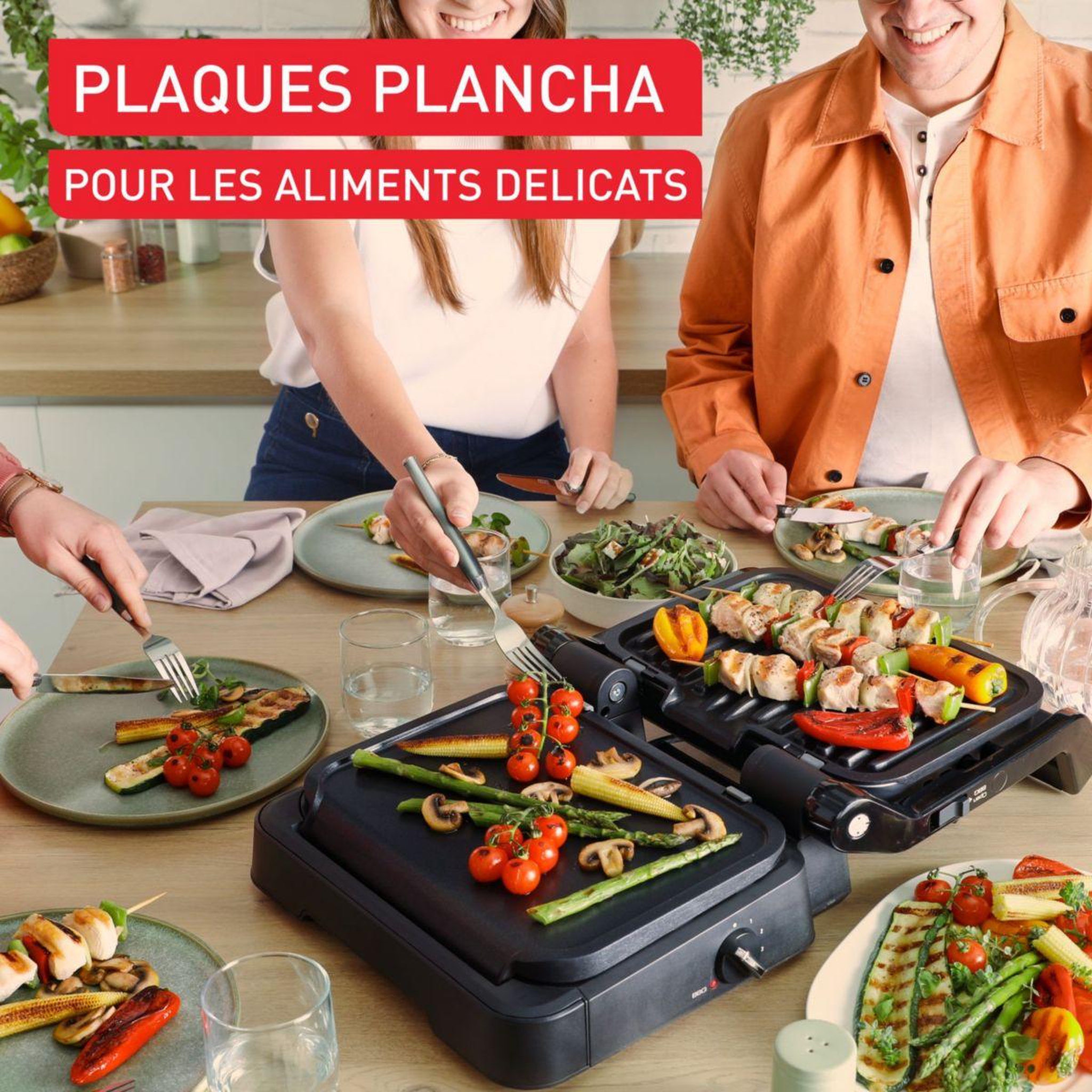 Voir la diapositive 4 : MOULINEX Grille-viande SUPERGRILL 4-en-1 INOXGC515DE0SUPERGRILL 4-en-1 INOXGC515DE0