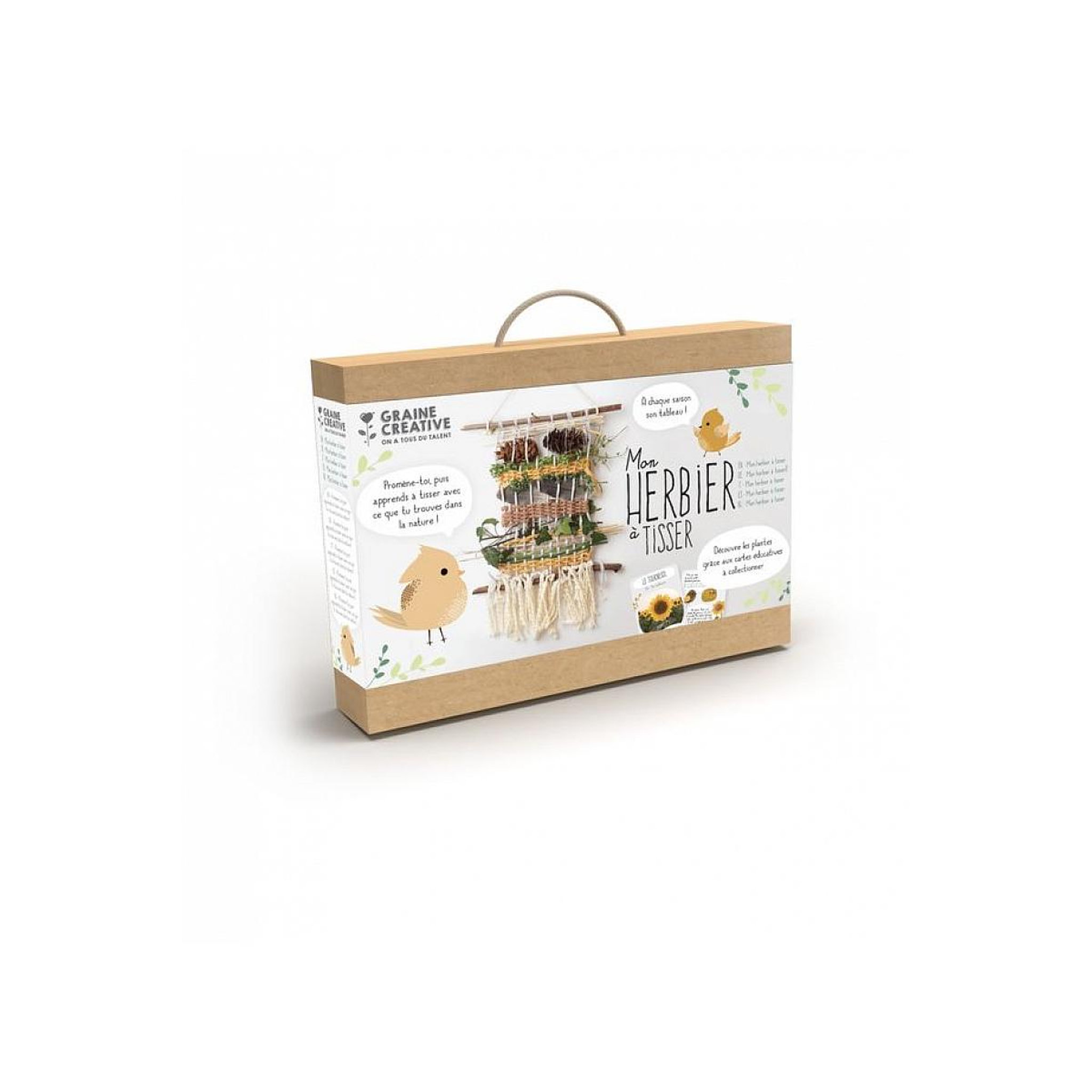 Graine créative Kit mon Herbier metier a tisser