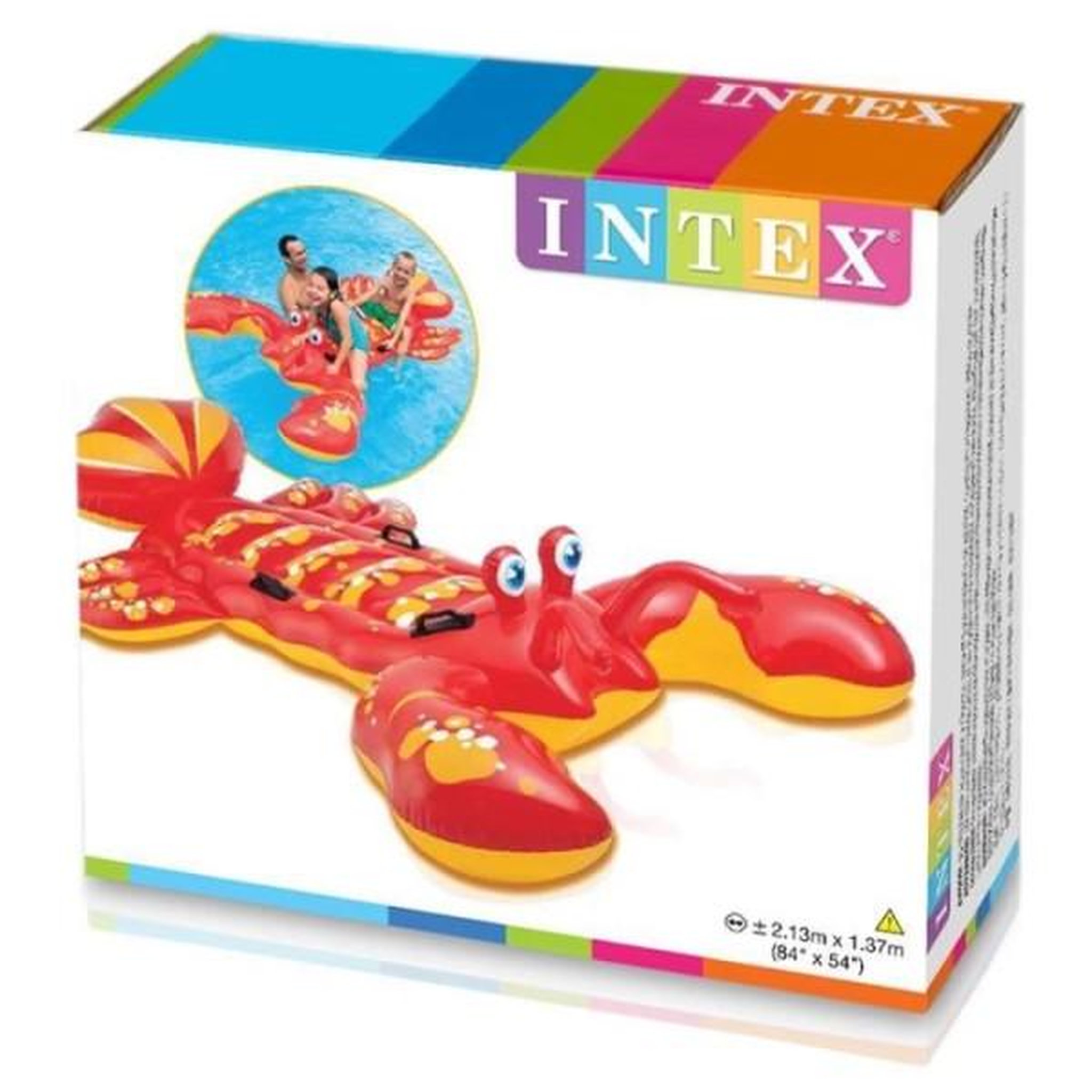 Voir la diapositive 3 : INTEX Intex bouée gonflable homard a chevaucher