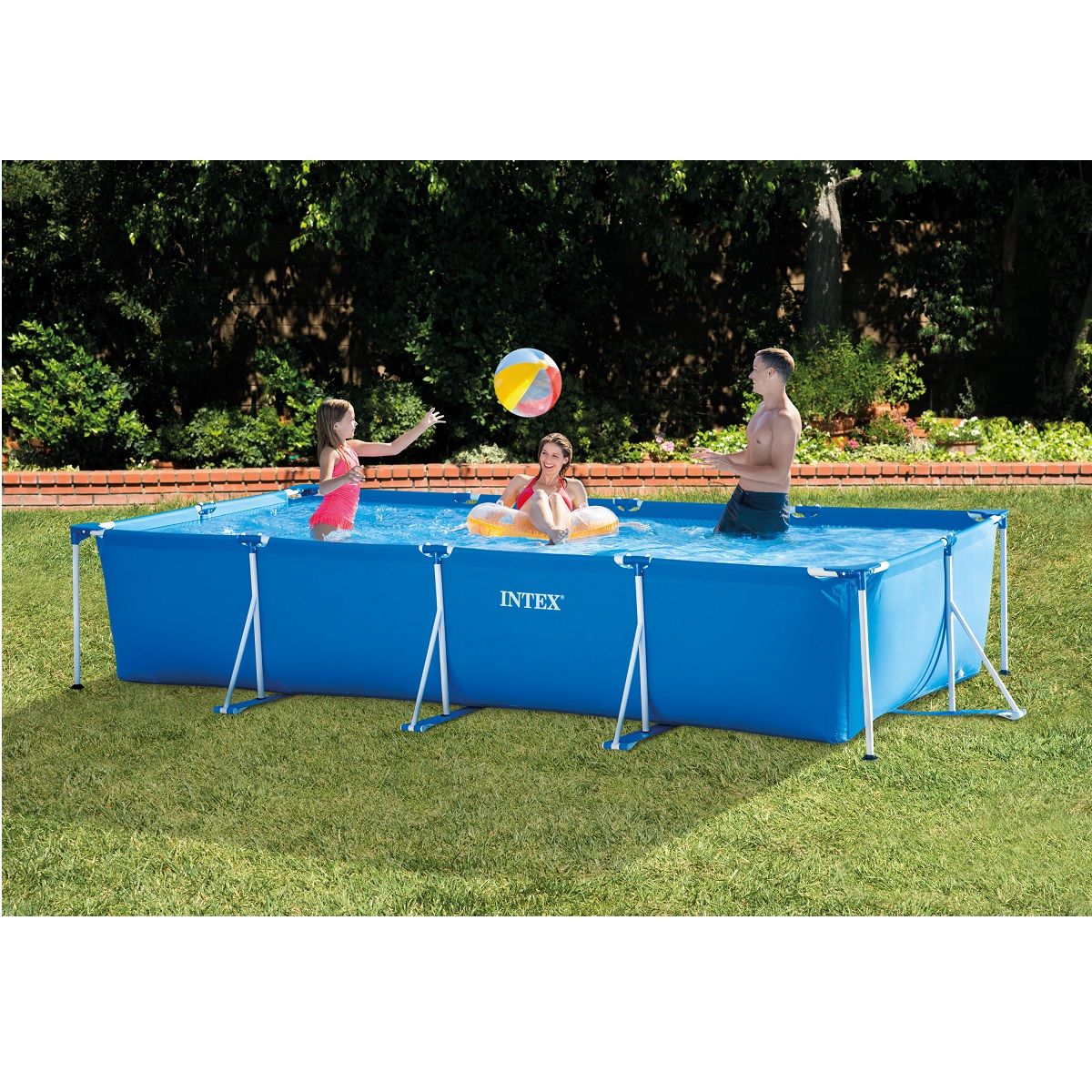 INTEX Piscine tubulaire rectangulaire 4,50x2,20x0,84m METAL FRAME